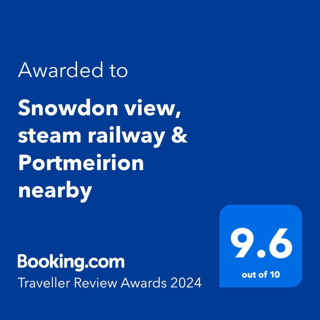 Snowdon View, Steam Railway & Portmeirion Nearby Apartment Minffordd Exterior photo